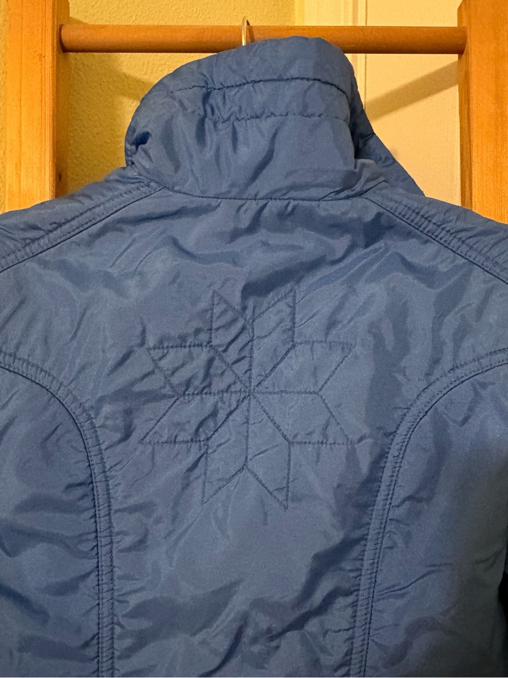 Vintage LibertyBell Sky Blue Quilted Puffer Jacket